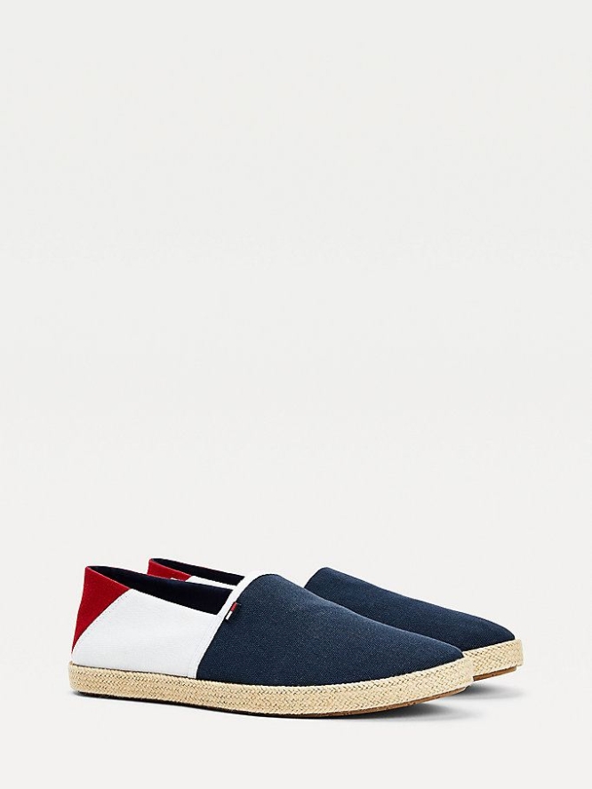 Tommy Hilfiger Essential Espadrilles Freizeitschuhe Herren Weiß | AT301CHAQ