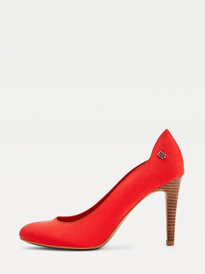 Tommy Hilfiger Essential High Heel Pumps Damen Rot | AT504HDEM