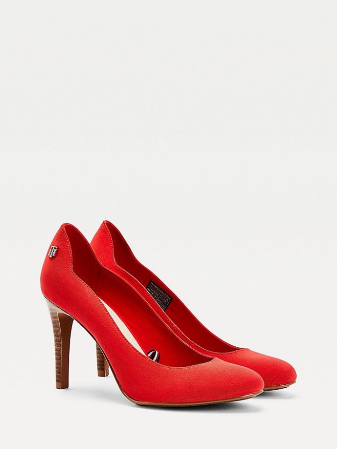 Tommy Hilfiger Essential High Heel Pumps Damen Rot | AT504HDEM