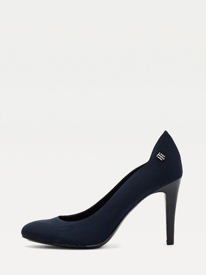 Tommy Hilfiger Essential High Heel Pumps Damen Dunkelblau | AT702PDCO