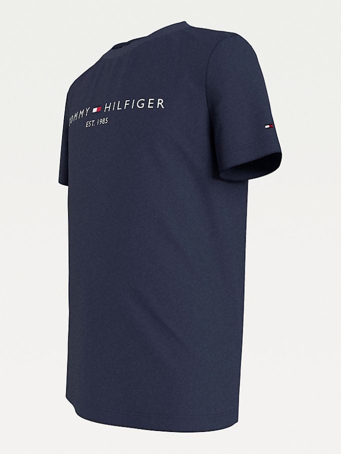 Tommy Hilfiger Essential Logo T-shirts Kinder Hellnavy | AT369VUSN