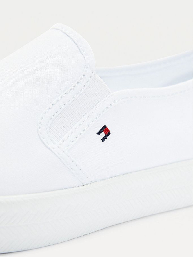 Tommy Hilfiger Essential Nautical Slip-On Sneakers Damen Weiß | AT206OHDA