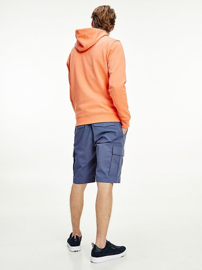 Tommy Hilfiger Essential Organic Baumwoll Terry Hoodie Herren Orange | AT785AGUK