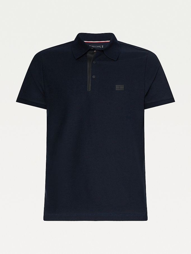 Tommy Hilfiger Essential Slim Fit Polo Shirts Herren Dunkelblau | AT621MYXJ