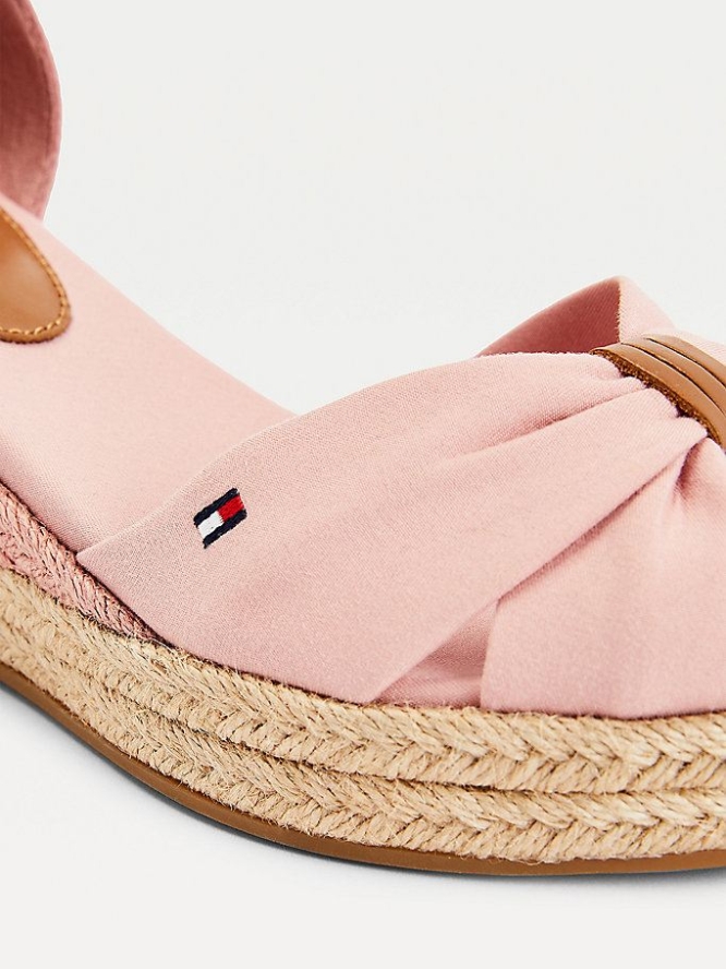 Tommy Hilfiger Essential Wedge Keilabsatz Sandalen Damen Rosa | AT973FGYM