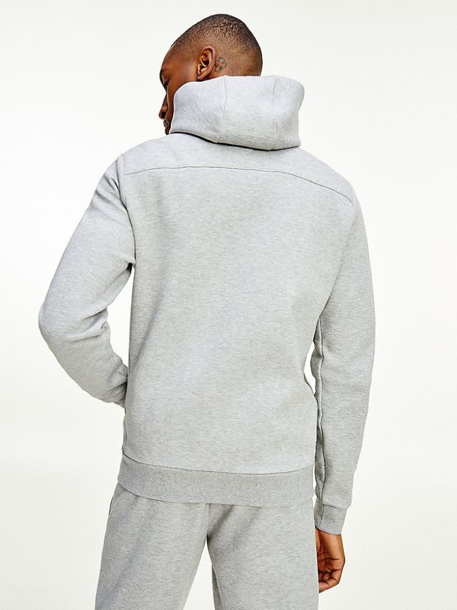 Tommy Hilfiger Essential Zip-Thru Hoodie Herren Grau | AT297NTOA