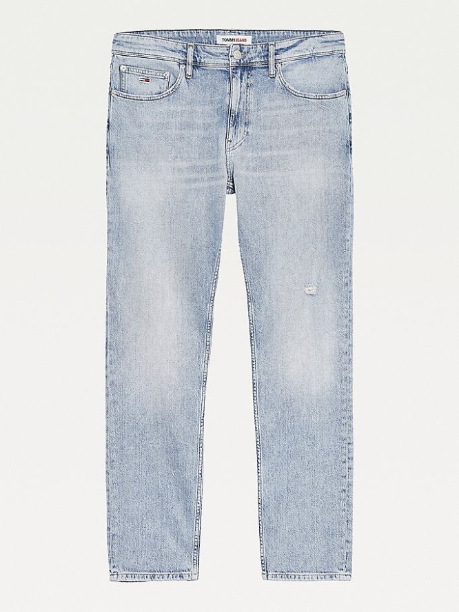 Tommy Hilfiger Ethan Relaxed Faded Jeans Herren Blau | AT264URXF