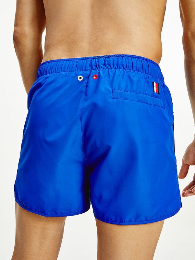 Tommy Hilfiger Flag Runner Swim Bademode Herren Blau | AT730PXSG