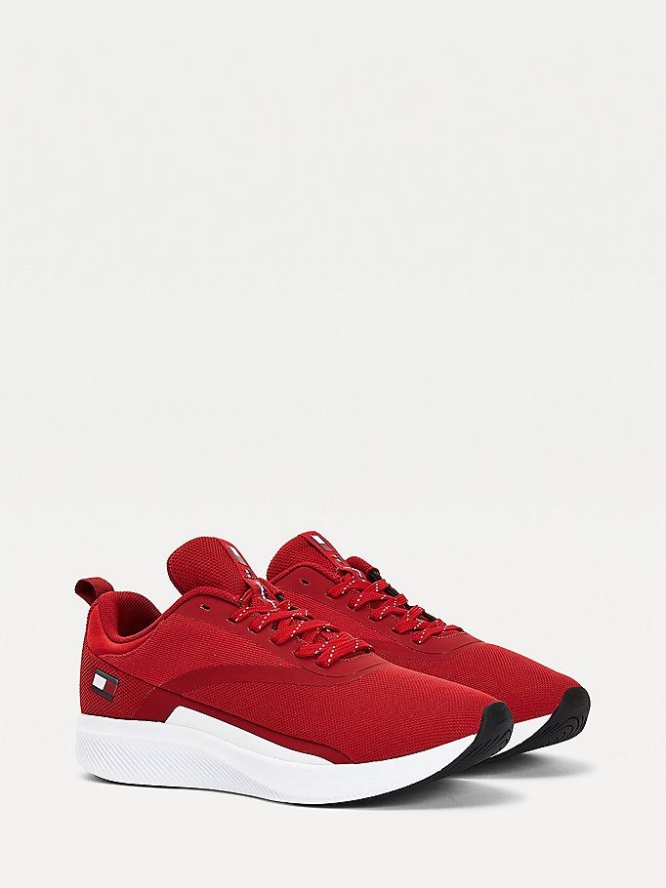 Tommy Hilfiger Flag Sneakers Herren Rot | AT502QRPU