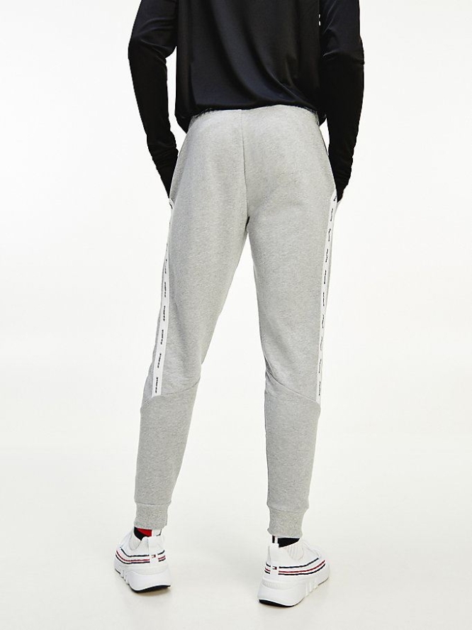 Tommy Hilfiger Fleece Cuffed Leg Jogginghose Herren Grau | AT814UJKP