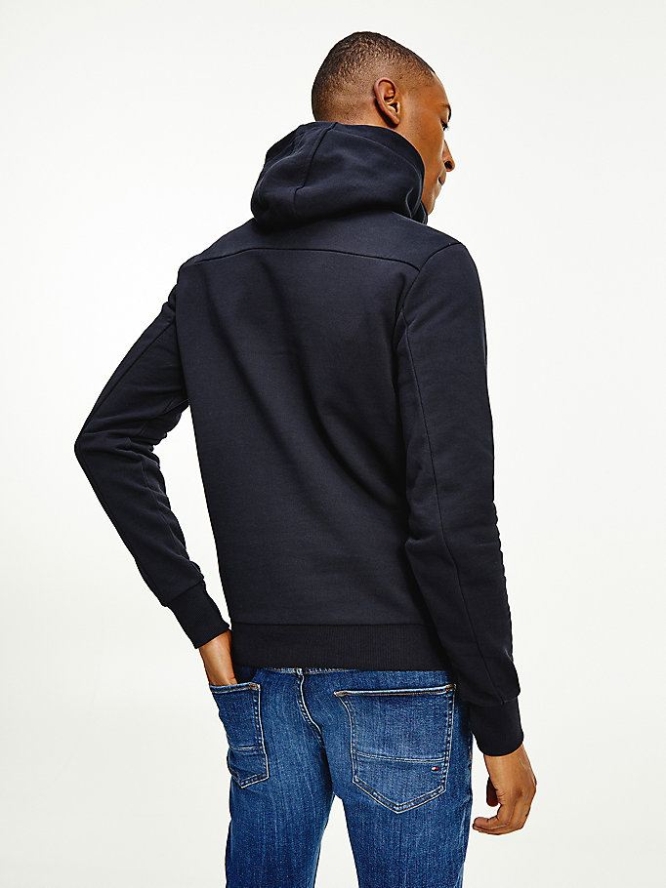 Tommy Hilfiger Funnel Neck Hoodie Herren Dunkelblau | AT981JRUA