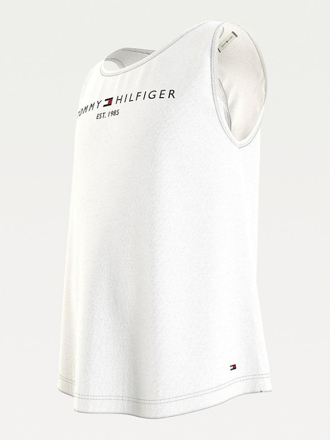 Tommy Hilfiger Graphic Tank Top Oberteile Kinder Weiß | AT905ZGQK