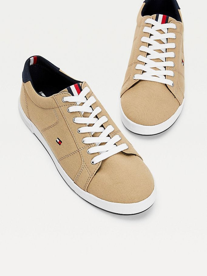 Tommy Hilfiger Iconic Contrast Panel Sneakers Herren Braun | AT870OCME