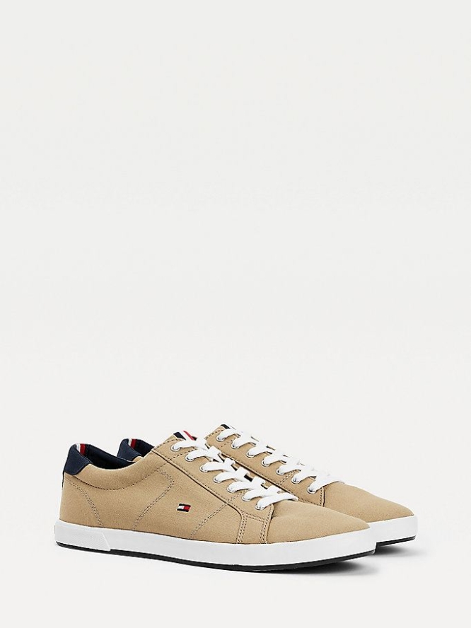 Tommy Hilfiger Iconic Contrast Panel Sneakers Herren Braun | AT870OCME