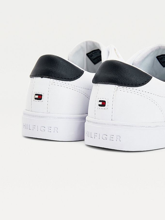 Tommy Hilfiger Iconic Cupsole Sneakers Damen Weiß | AT614EUQS