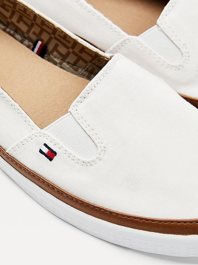 Tommy Hilfiger Iconic Slip-On Sneakers Damen Weiß | AT541USAM