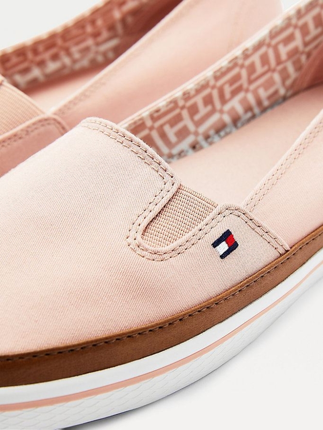 Tommy Hilfiger Iconic Slip-On Sneakers Damen Rosa | AT817UOMI