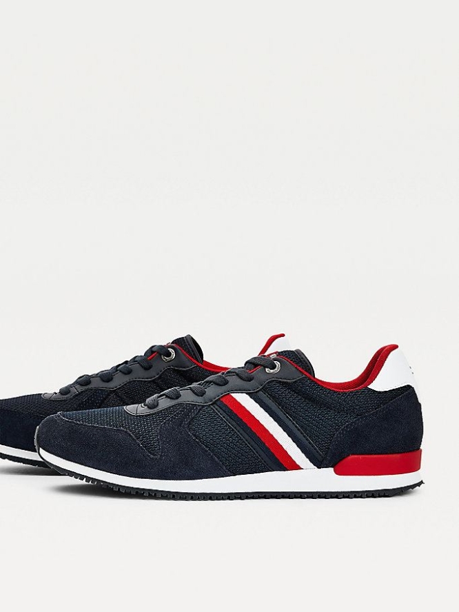 Tommy Hilfiger Iconic Sneakers Herren Dunkelblau | AT023BQZM