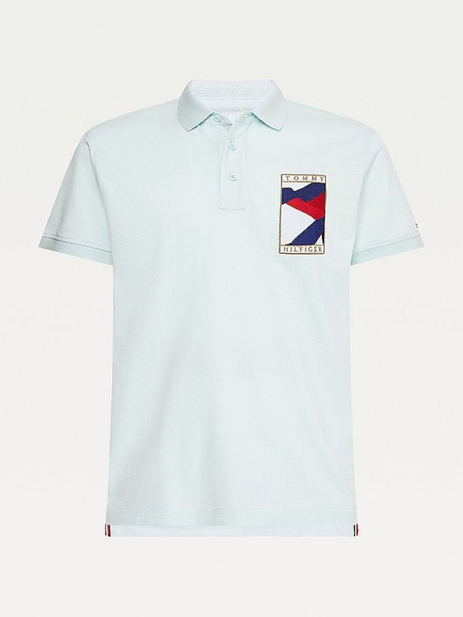 Tommy Hilfiger Icons Slim Fit Polo Shirts Herren Grün | AT259VJUC