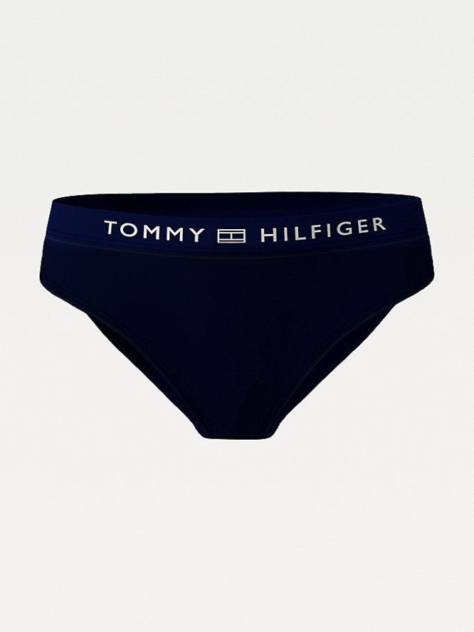 Tommy Hilfiger Klassische Bikini Bottoms Bademode Damen Dunkelblau | AT172FNQW