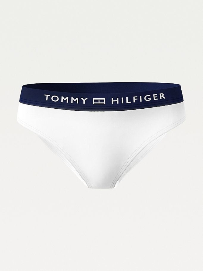 Tommy Hilfiger Klassische Bikini Bottoms Bademode Damen Weiß | AT394VCHM