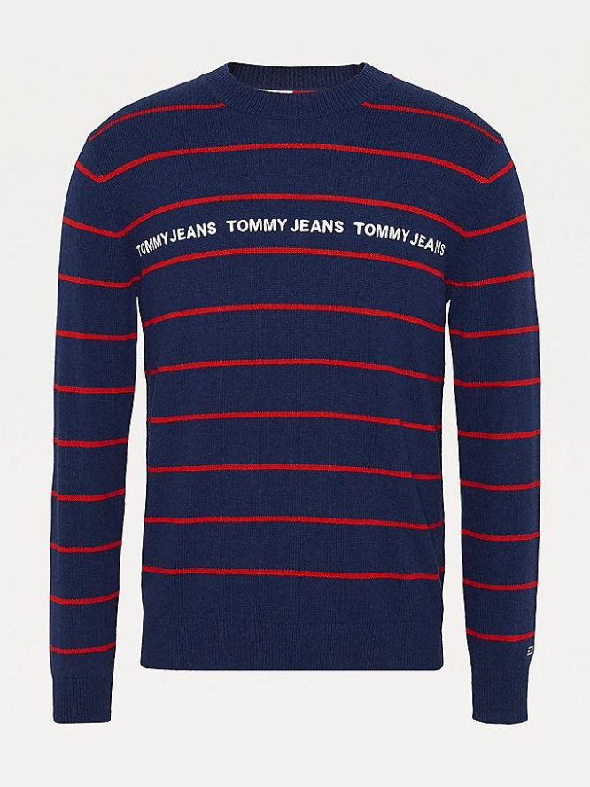 Tommy Hilfiger Laufschuhe Stripe Jumper Pullover Herren Hellnavy Mehrfarbig | AT180GFUE