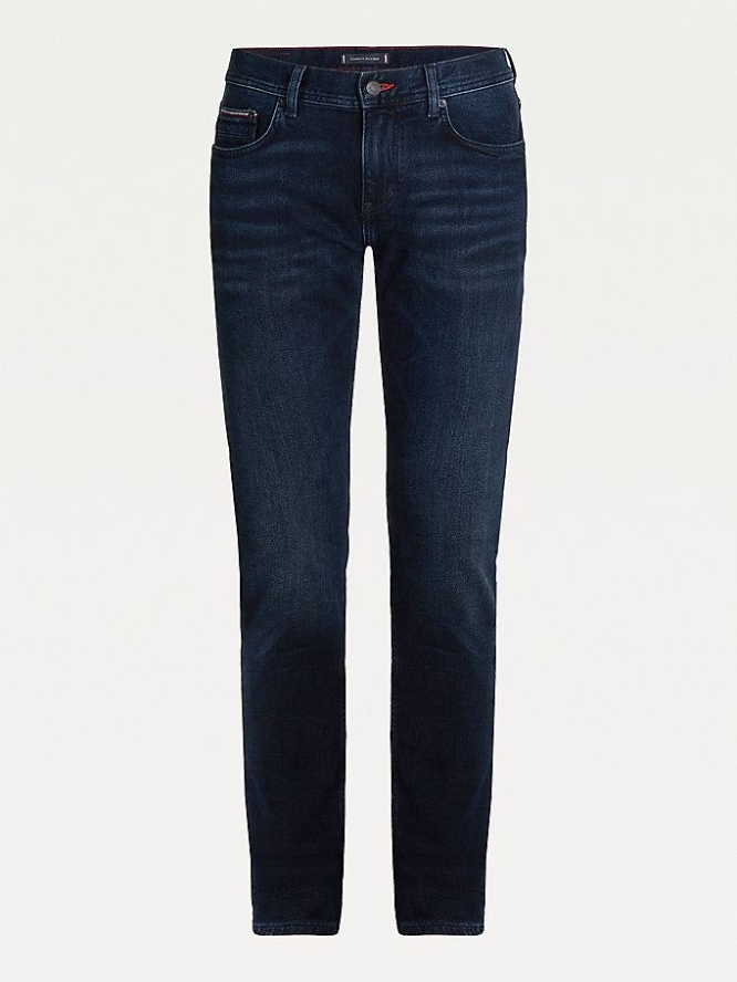 Tommy Hilfiger Layton Extra Slim Jeans Herren Blau | AT920ATCY