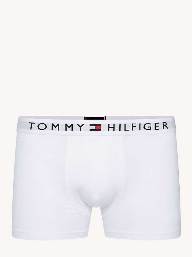 Tommy Hilfiger Logo Waistband Trunks Unterwäsche Herren Weiß | AT145ZTXJ