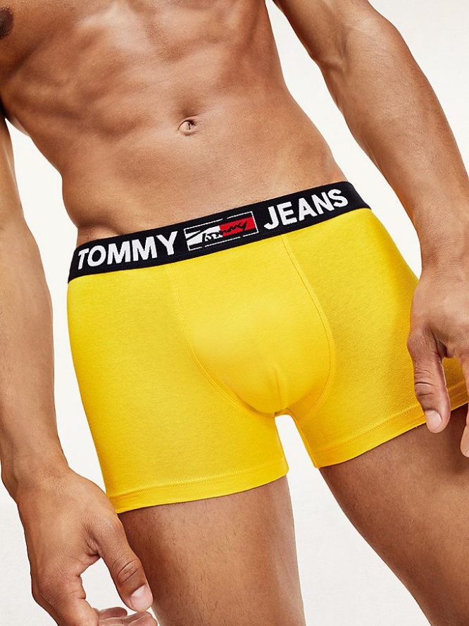 Tommy Hilfiger Logo Waistband Trunks Unterwäsche Herren Gelb | AT194TJOA