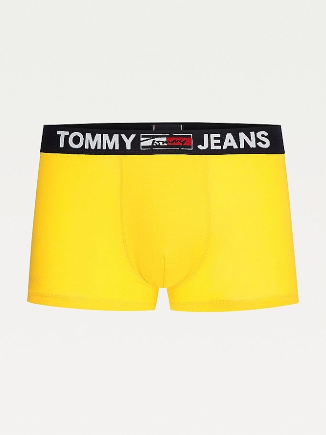 Tommy Hilfiger Logo Waistband Trunks Unterwäsche Herren Gelb | AT194TJOA