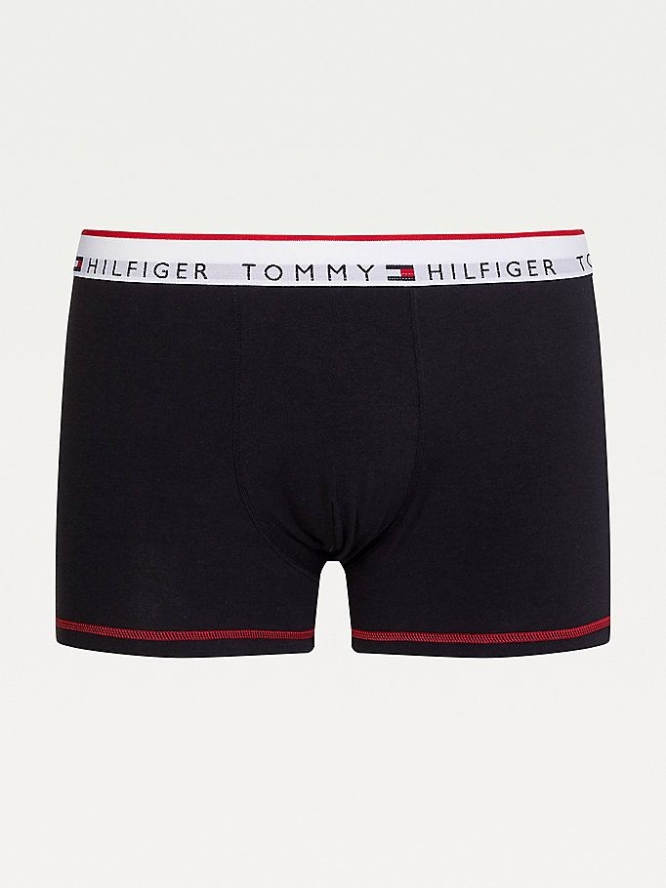 Tommy Hilfiger Logo Waistband Trunks Unterwäsche Herren Schwarz | AT398CEAF