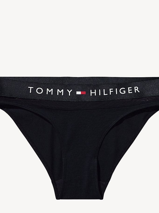 Tommy Hilfiger Mesh Inset Stretch Baumwoll Briefs Unterwäsche Damen Navy | AT315ZBDP