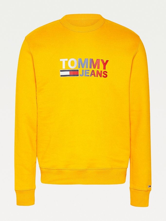 Tommy Hilfiger Ombre Logo Sweatshirts Herren Orange | AT504PUQR