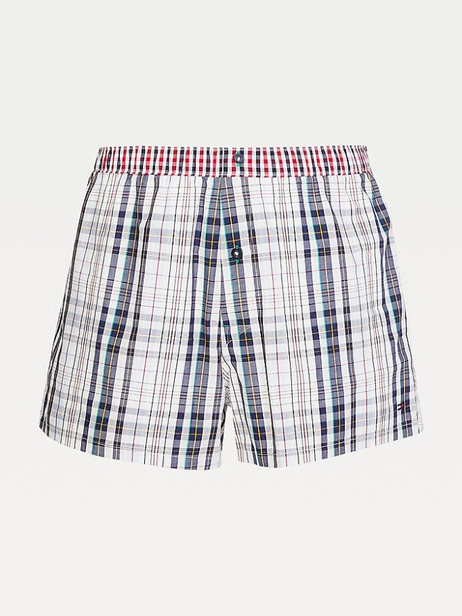 Tommy Hilfiger Plaid Woven Boxers Unterwäsche Herren Mehrfarbig | AT508SFIR