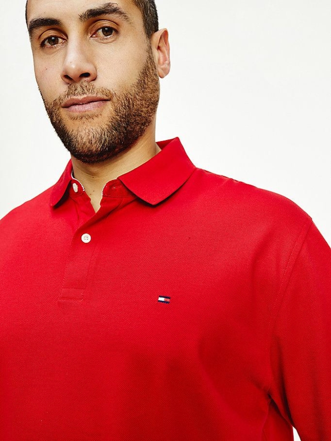 Tommy Hilfiger Plus 1985 Regular Fit Polo Shirts Herren Rot | AT130MHTC