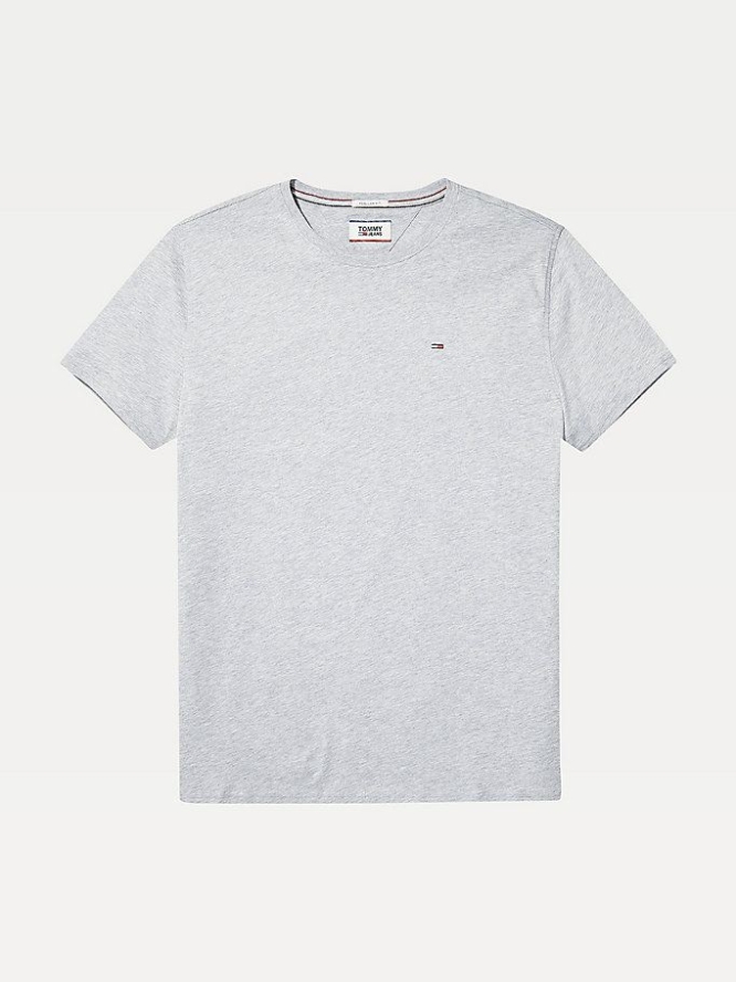 Tommy Hilfiger Regular Fit Crew T-shirts Herren Grau | AT251ZHRW