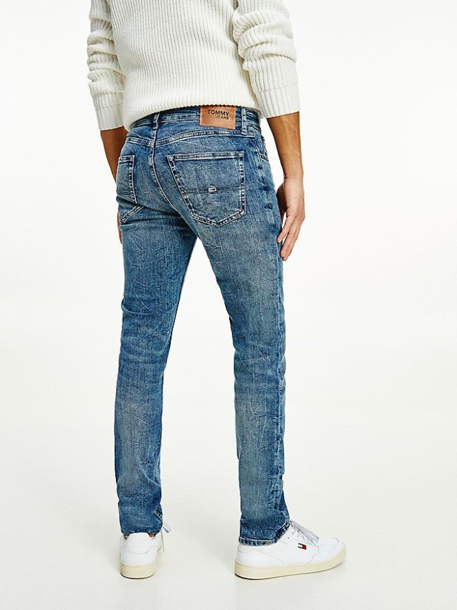 Tommy Hilfiger Scanton Faded Light Wash Jeans Herren Hellblau | AT813NZQK