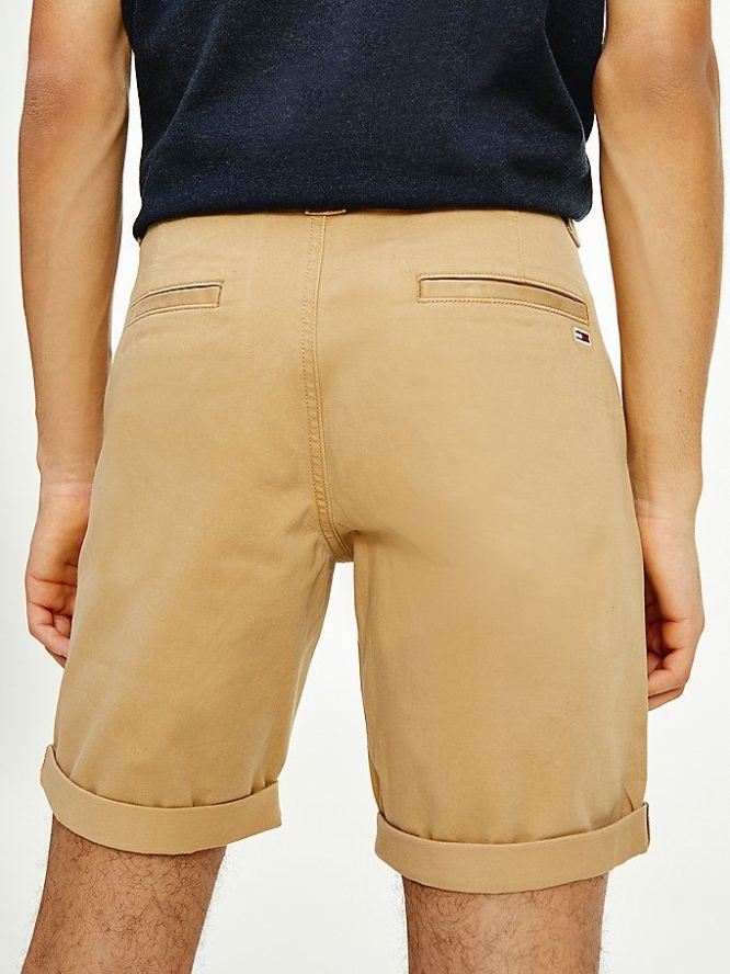 Tommy Hilfiger Scanton Regular Chino Kurze Hose Herren Khaki | AT541QIEP