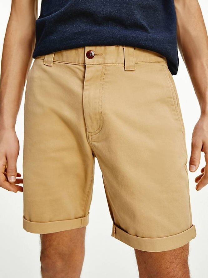 Tommy Hilfiger Scanton Regular Chino Kurze Hose Herren Khaki | AT541QIEP