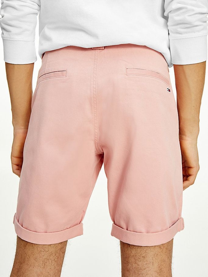 Tommy Hilfiger Scanton Regular Chino Kurze Hose Herren Rosa | AT954EGIJ