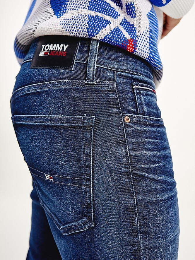 Tommy Hilfiger Scanton Slim Faded Jeans Herren Blau | AT380RMZQ