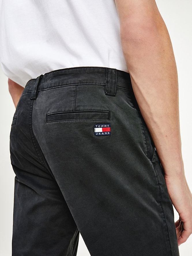 Tommy Hilfiger Scanton Slim Fit Chino-hosen Herren Schwarz | AT024LSUT