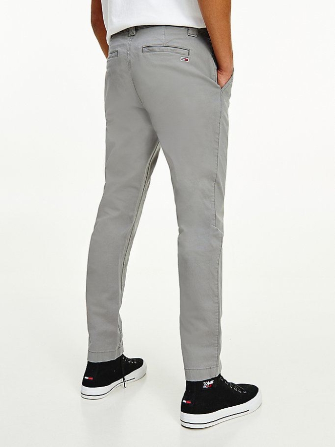 Tommy Hilfiger Scanton Slim Fit Chino-hosen Herren Grau | AT519STPX