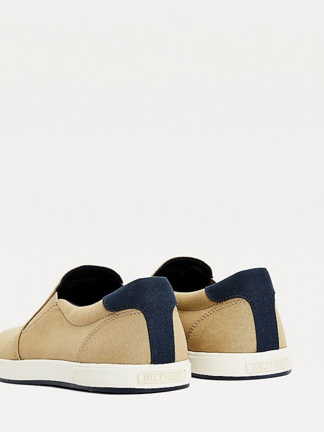 Tommy Hilfiger Slip-On Sneakers Herren Braun | AT024EBIS