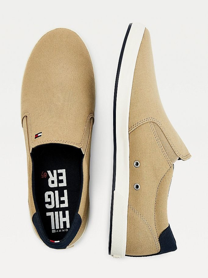 Tommy Hilfiger Slip-On Sneakers Herren Braun | AT024EBIS