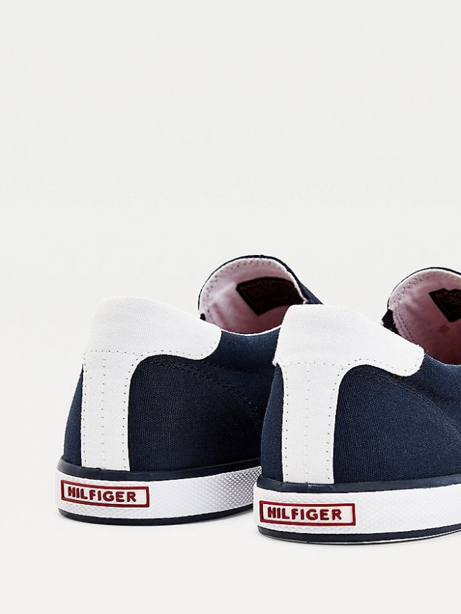 Tommy Hilfiger Slip-On Sneakers Herren Dunkelblau | AT476AIKT