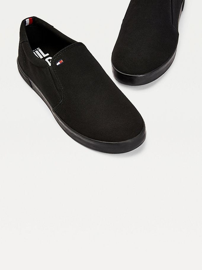 Tommy Hilfiger Slip-On Sneakers Herren Schwarz | AT957SXCU