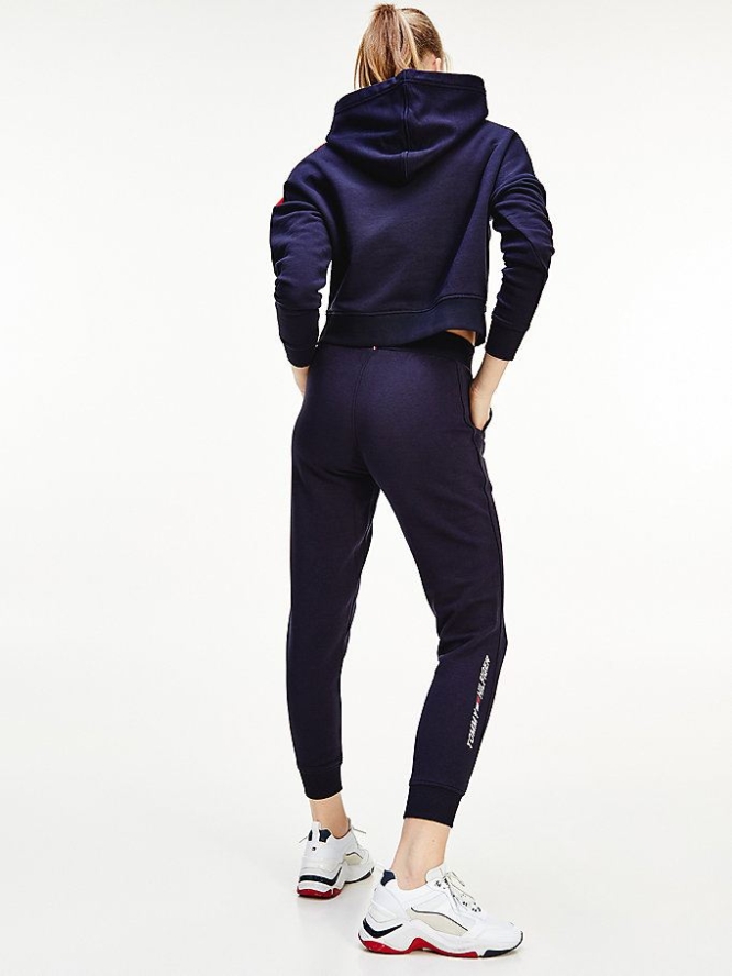 Tommy Hilfiger Sport Bio TH Cool Jogginghose Damen Dunkelblau | AT649BWUQ