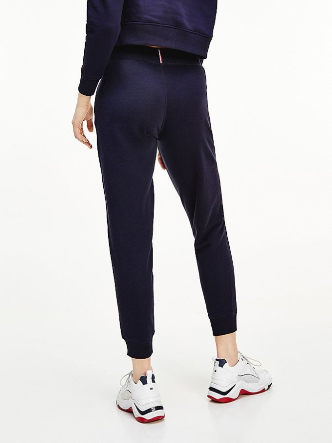 Tommy Hilfiger Sport TH Cool Fleece Jogginghose Damen Dunkelblau | AT157MVOG