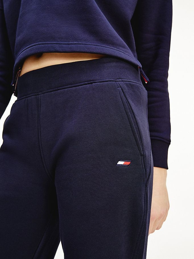 Tommy Hilfiger Sport TH Cool Fleece Jogginghose Damen Dunkelblau | AT157MVOG